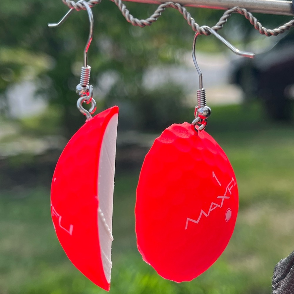 Golf Ball Earrings